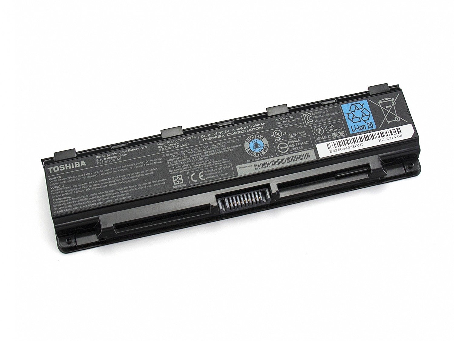 48Wh Bateria Toshiba Satellite C55-A-1QD C55-A-1QE 10.8V 4200mAh