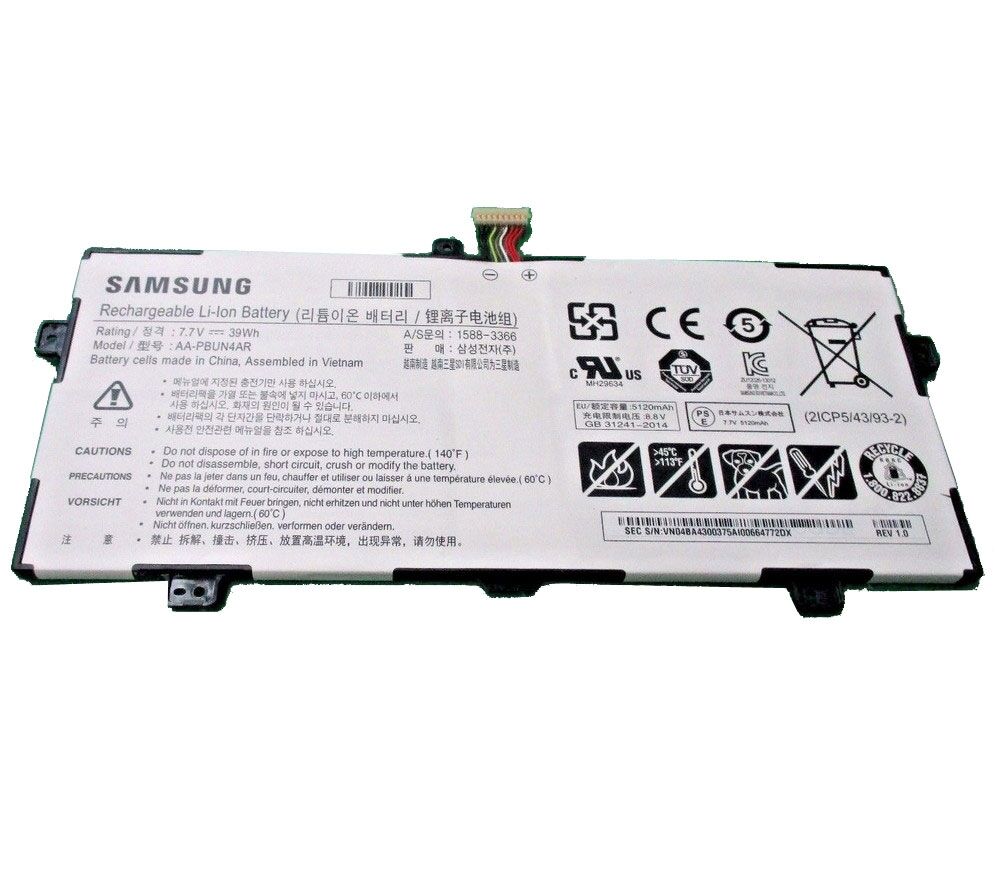 Bateria Samsung NT901X5L-K203A NT901X5L-K21/C 7.7V 39Wh