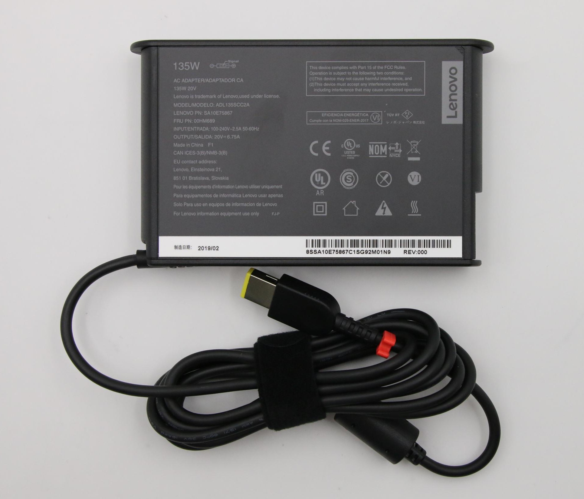 Cargador Adaptador 135W Lenovo 00HM670